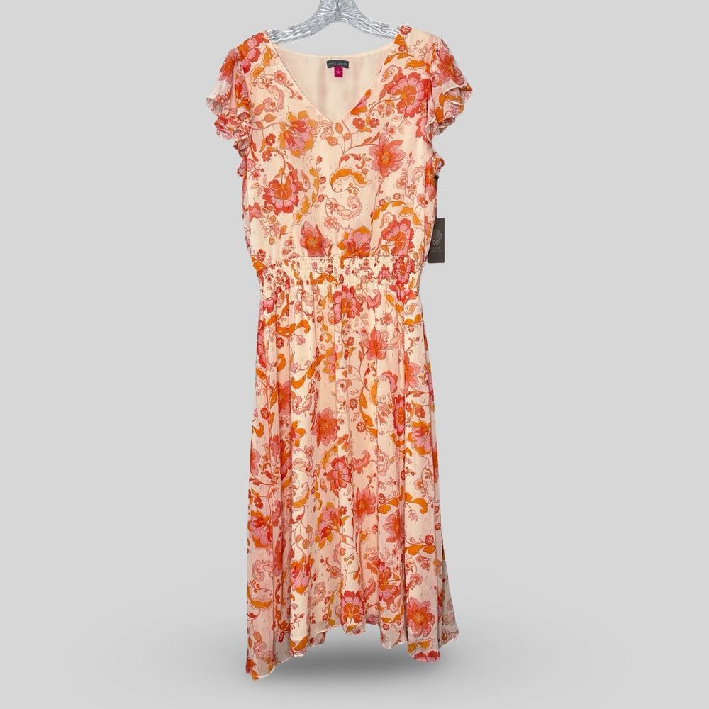 Vince Camuto Floral Midi Dress